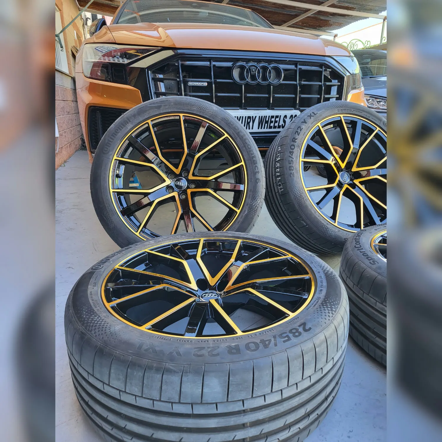 Audi · cara oro
